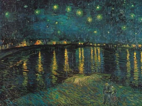 Vincent Van Gogh Notte stellata Art Print 80x60cm | Yourdecoration.co.uk