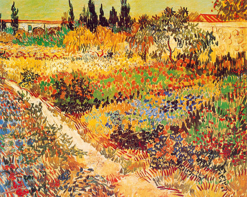 Vincent Van Gogh Giardino in fioritura Art Print 30x24cm | Yourdecoration.co.uk