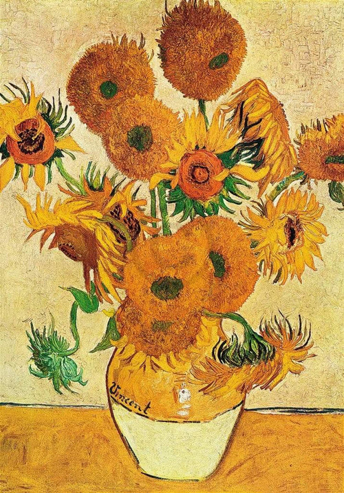 Vincent Van Gogh Vaso di girasoli Art Print 70x100cm | Yourdecoration.co.uk