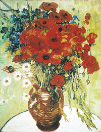 Vincent Van Gogh Vase avec marguerite Art Print 60x80cm | Yourdecoration.co.uk