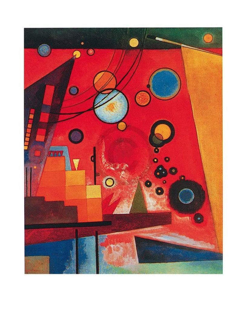 Wassily Kandinsky Schweres Rot Art Print 40x50cm | Yourdecoration.co.uk