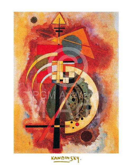 Wassily Kandinsky Hommage a Grohmann Art Print 40x50cm | Yourdecoration.co.uk
