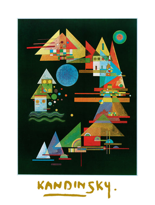 Wassily Kandinsky Spitzen im Bogen, 1927 Art Print 60x80cm | Yourdecoration.co.uk