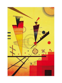Wassily Kandinsky Structure joyeuse Art Print 60x80cm | Yourdecoration.co.uk