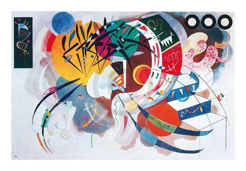 Wassily Kandinsky Courbe dominante, 1936 Art Print 50x40cm | Yourdecoration.co.uk