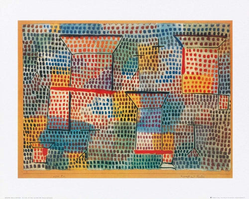 Paul Klee Kreuze und SÃ¤ulen Art Print 50x40cm | Yourdecoration.co.uk