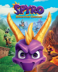 Pyramid Spyro Game Cover Art Poster 40x50cm | Yourdecoration.co.uk