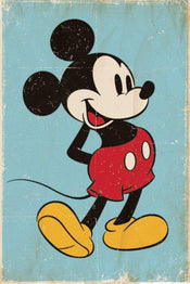 Pyramid Mickey Mouse Retro Poster 61x91,5cm | Yourdecoration.co.uk