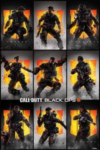 Pyramid Call of Duty Black Ops 4 Characters Poster 61x91,5cm | Yourdecoration.co.uk