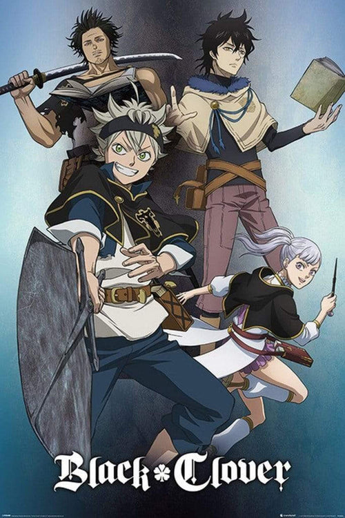 Pyramid Black Clover Magic Poster 61x91,5cm | Yourdecoration.co.uk