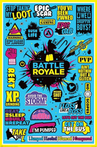 Pyramid Battle Royale Infographic Poster 61x91,5cm | Yourdecoration.co.uk