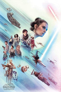 Pyramid Star Wars The Rise of Skywalker Rey Poster 61x91,5cm | Yourdecoration.co.uk
