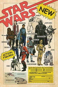 Pyramid Star Wars Action Figures Poster 61x91,5cm | Yourdecoration.co.uk