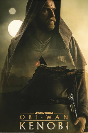 pyramid pp34969 star wars obi wan kenobi light vs dark poster 61x91,5cm | Yourdecoration.co.uk