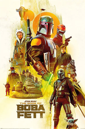 Pyramid Pp35076 Star Wars The Book Of Boba Poster 61x91,5cm | Yourdecoration.co.uk