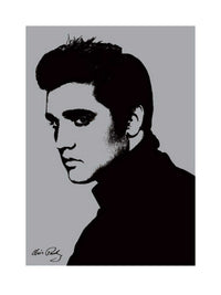Pyramid Elvis Presley Metallic Art Print 60x80cm | Yourdecoration.co.uk