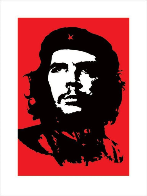 Pyramid Che Guevara Red Art Print 40x40cm | Yourdecoration.co.uk