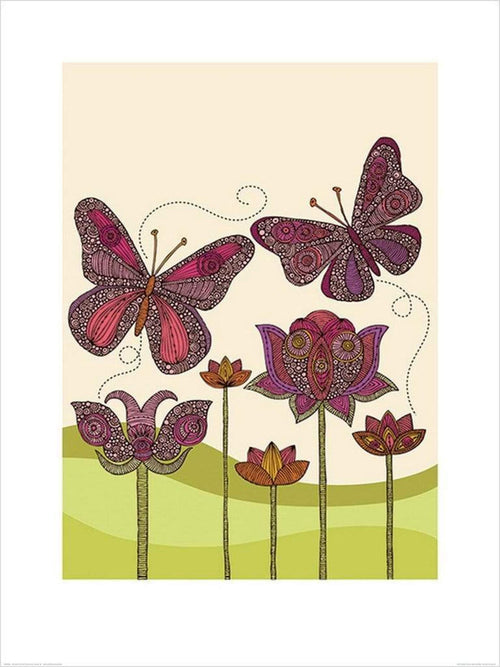 Pyramid Valentina Ramos Butterflies Art Print 60x80cm | Yourdecoration.co.uk
