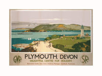 Pyramid Plymouth 3 Art Print 60x80cm | Yourdecoration.co.uk