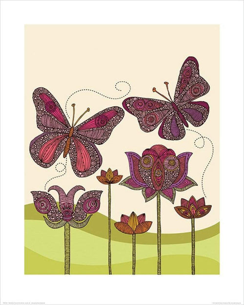 Pyramid Valentina Ramos Butterflies Art Print 40x50cm | Yourdecoration.co.uk