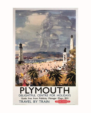 Pyramid Plymouth 1 Art Print 40x50cm | Yourdecoration.co.uk