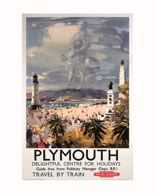 Pyramid Plymouth 1 Art Print 40x50cm | Yourdecoration.co.uk