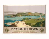 Pyramid Plymouth 3 Art Print 40x50cm | Yourdecoration.co.uk