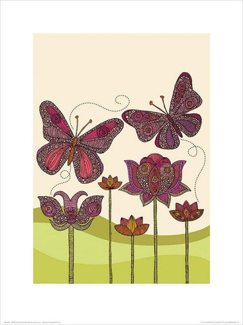 Pyramid Valentina Ramos Butterflies Art Print 30x40cm | Yourdecoration.co.uk