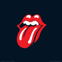Pyramid The Rolling Stones Lips Art Print 40x40cm | Yourdecoration.co.uk
