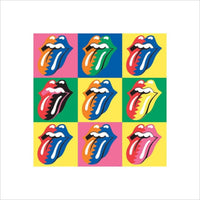 Pyramid The Rolling Stones Pop Art Art Print 40x40cm | Yourdecoration.co.uk