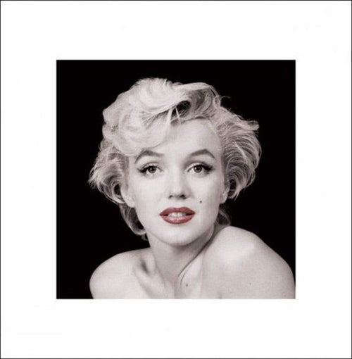 Pyramid Marilyn Monroe Red Lips Art Print 40x40cm | Yourdecoration.co.uk