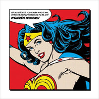 Pyramid Wonder Woman of all People Art Print 40x40cm | Yourdecoration.co.uk