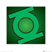 Pyramid DC Comics Green Lantern Symbol Art Print 40x40cm | Yourdecoration.co.uk