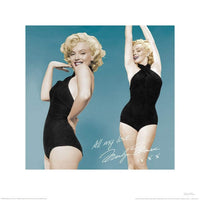 Pyramid Marilyn Monroe All My Love Art Print 40x40cm | Yourdecoration.co.uk