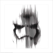 Pyramid Star Wars Episode VII Stormtrooper Lines Art Print 40x40cm | Yourdecoration.co.uk