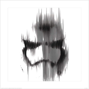 Pyramid Star Wars Episode VII Stormtrooper Lines Art Print 40x40cm | Yourdecoration.co.uk