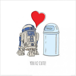 pyramid ppr45998 star wars you r2 cute Art Print 40x40cm | Yourdecoration.co.uk