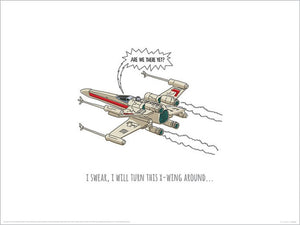 pyramid ppr54054 star wars turn this around Art Print 40x30cm | Yourdecoration.co.uk