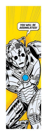 Pyramid Doctor Who Comic Cyberman Art Print 33x95cm | Yourdecoration.co.uk