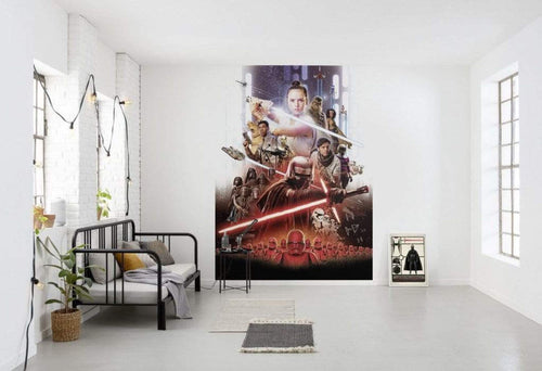 Komar Star Wars EP9 Movie Poster Rey Fotobehang 184x254cm 4 delig Sfeer | Yourdecoration.co.uk