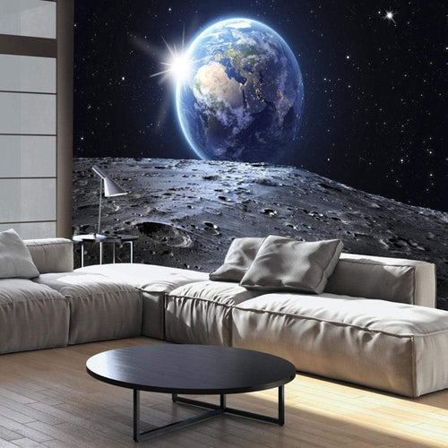 Wall Mural - View of the Blue Planet 350x245cm - Non-Woven Murals