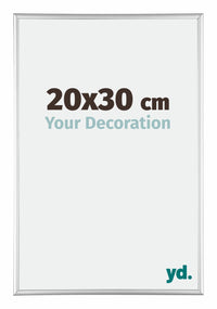 Austin Aluminium Photo Frame 20x30cm Silver High Gloss Front Size | Yourdecoration.co.uk