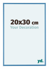 Austin Aluminium Photo Frame 20x30cm Steel Blue Front Size | Yourdecoration.co.uk