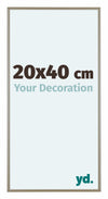Austin Aluminium Photo Frame 20x40cm Champagne Front Size | Yourdecoration.co.uk