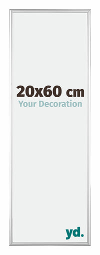 Austin Aluminium Photo Frame 20x60cm Silver High Gloss Front Size | Yourdecoration.co.uk