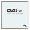 Austin Aluminium Photo Frame 25x25cm Champagne Front Size | Yourdecoration.co.uk