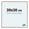 Austin Aluminium Photo Frame 30x30cm Champagne Front Size | Yourdecoration.co.uk