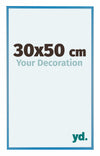 Austin Aluminium Photo Frame 30x50cm Steel Blue Front Size | Yourdecoration.co.uk