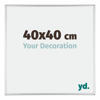 Austin Aluminium Photo Frame 40x40cm Silver High Gloss Front Size | Yourdecoration.co.uk