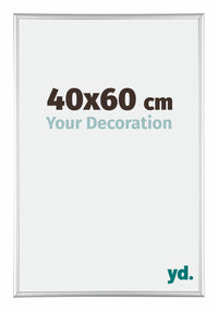 Austin Aluminium Photo Frame 40x60cm Silver High Gloss Front Size | Yourdecoration.co.uk